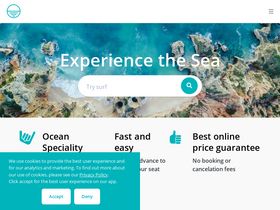 'seabookings.com' screenshot