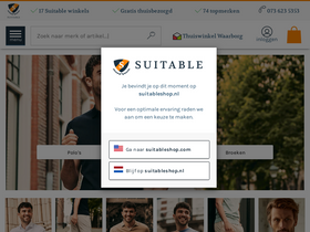 'suitableshop.nl' screenshot