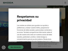 'skoda.es' screenshot