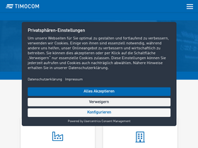 'timocom.de' screenshot