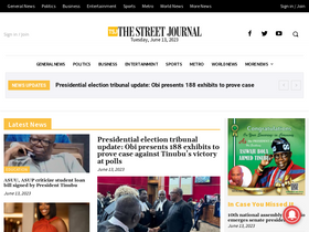 'thestreetjournal.org' screenshot