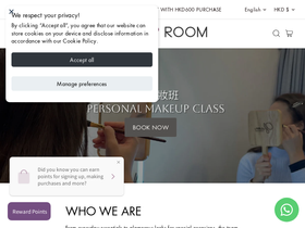 themakeuproom.com.hk homepage screenshot