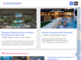 'benessereviaggi.it' screenshot
