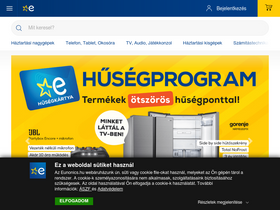 'euronics.hu' screenshot