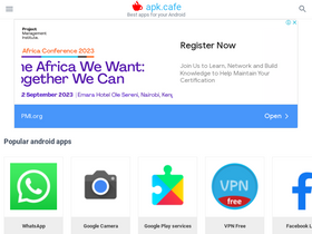 'apk.cafe' screenshot