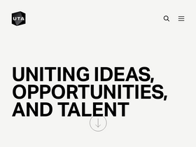 'unitedtalent.com' screenshot