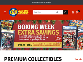 Comic Book Addiction website screenshot