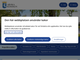 'arvika.se' screenshot