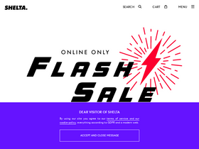 'shelta.se' screenshot