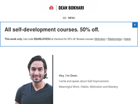 'deanbokhari.com' screenshot