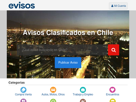 'evisos.cl' screenshot