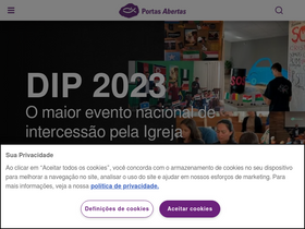 'portasabertas.org.br' screenshot