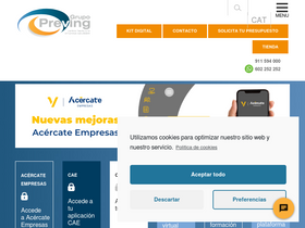'preving.com' screenshot