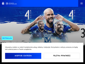 'ekstraklasa.org' screenshot