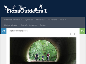 'fionaoutdoors.co.uk' screenshot