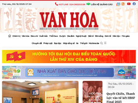 'baovanhoa.vn' screenshot