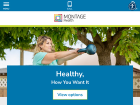 'montagehealth.org' screenshot