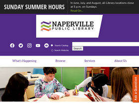 'naperville-lib.org' screenshot