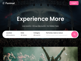 'fanimal.com' screenshot