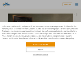 'weworld.it' screenshot