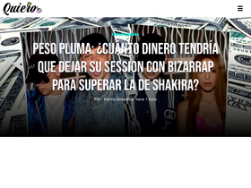 'quiero.news' screenshot