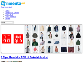 'meenta.net' screenshot