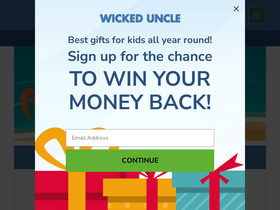 'wickeduncle.com' screenshot