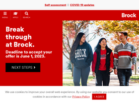 'brocku.ca' screenshot