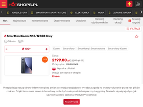 'hotshops.pl' screenshot