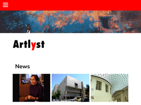 'artlyst.com' screenshot