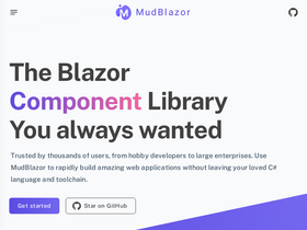 'mudblazor.com' screenshot