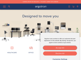 'delltechnologies.ergotron.com' screenshot