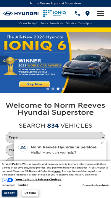 normreeveshyundai.com