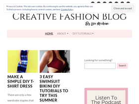 'creativefashionblog.com' screenshot