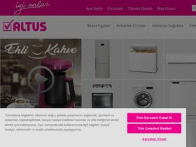 'altus.com.tr' screenshot