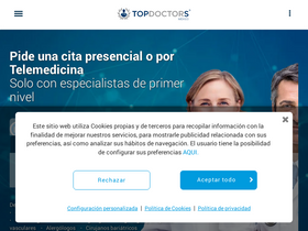 'topdoctors.mx' screenshot