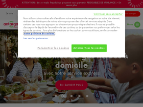 'antargaz.fr' screenshot