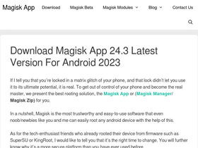 'magiskapp.com' screenshot
