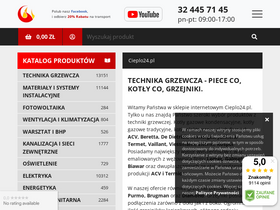 'technika-grzewcza-sklep.pl' screenshot