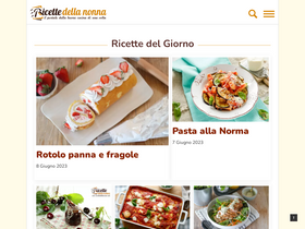 'ricettedellanonna.net' screenshot