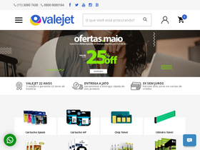 'valejet.com' screenshot