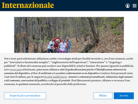 'internazionale.it' screenshot