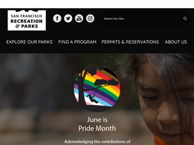 'sfrecpark.org' screenshot