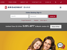 'broadway.bank' screenshot