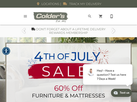 'colders.com' screenshot