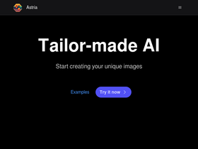 'astria.ai' screenshot