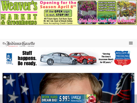 'indianagazette.com' screenshot