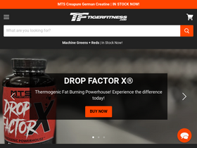 'tigerfitness.com' screenshot