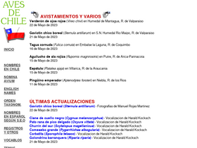 'avesdechile.cl' screenshot