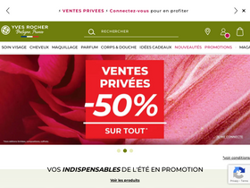 'yves-rocher.fr' screenshot
